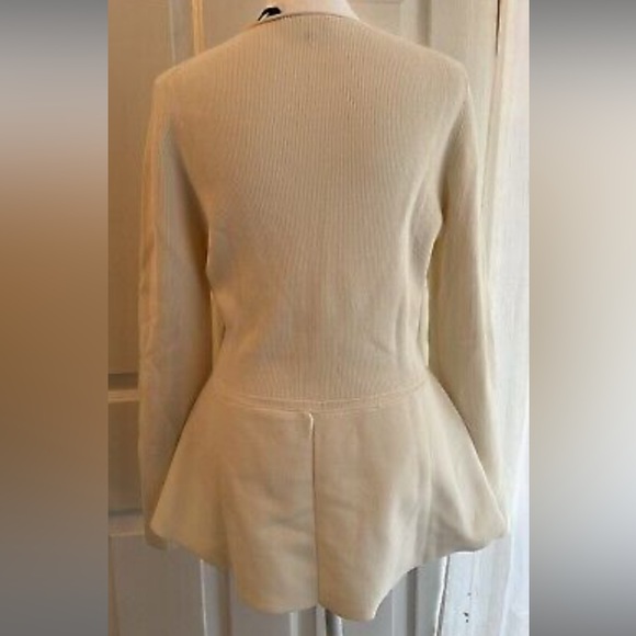 Theory | Conpact Crepe Peplum Blouse BNWT - Picture 6 of 9